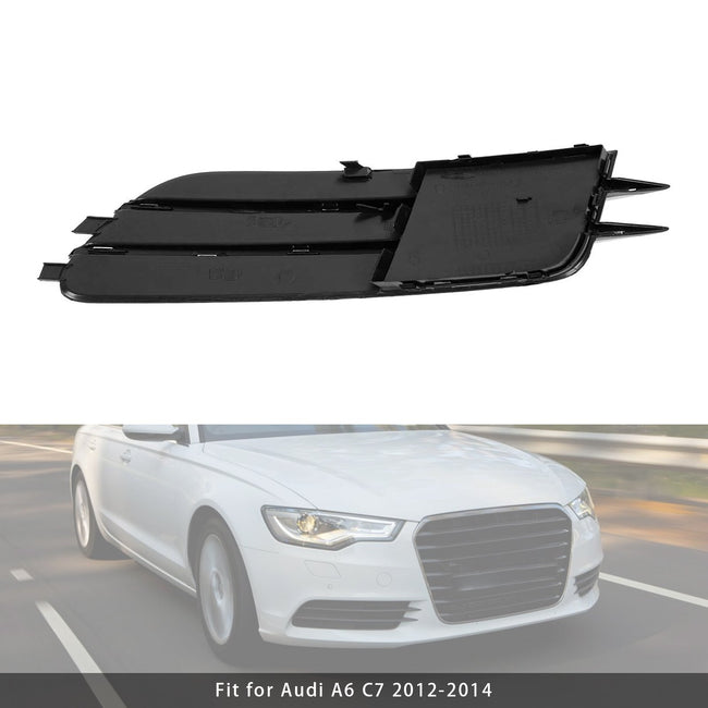2012-2014 Audi A6 C7 Front Left Side Bumper Grille Fog Light Grill 4G0807681