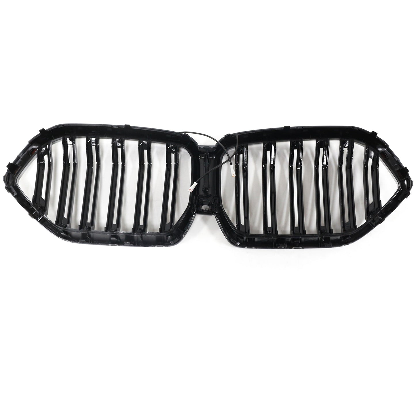 2020-2022 BMW X6 G06 M50i W/Camera Hole Gloss Black Front Bumper Grille