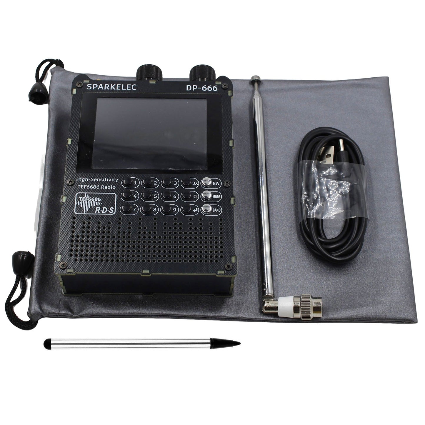TEF6686 DSP Radio DP666 High Sensitivity Full Band LW MW SW 0IRT Shortwave Radio