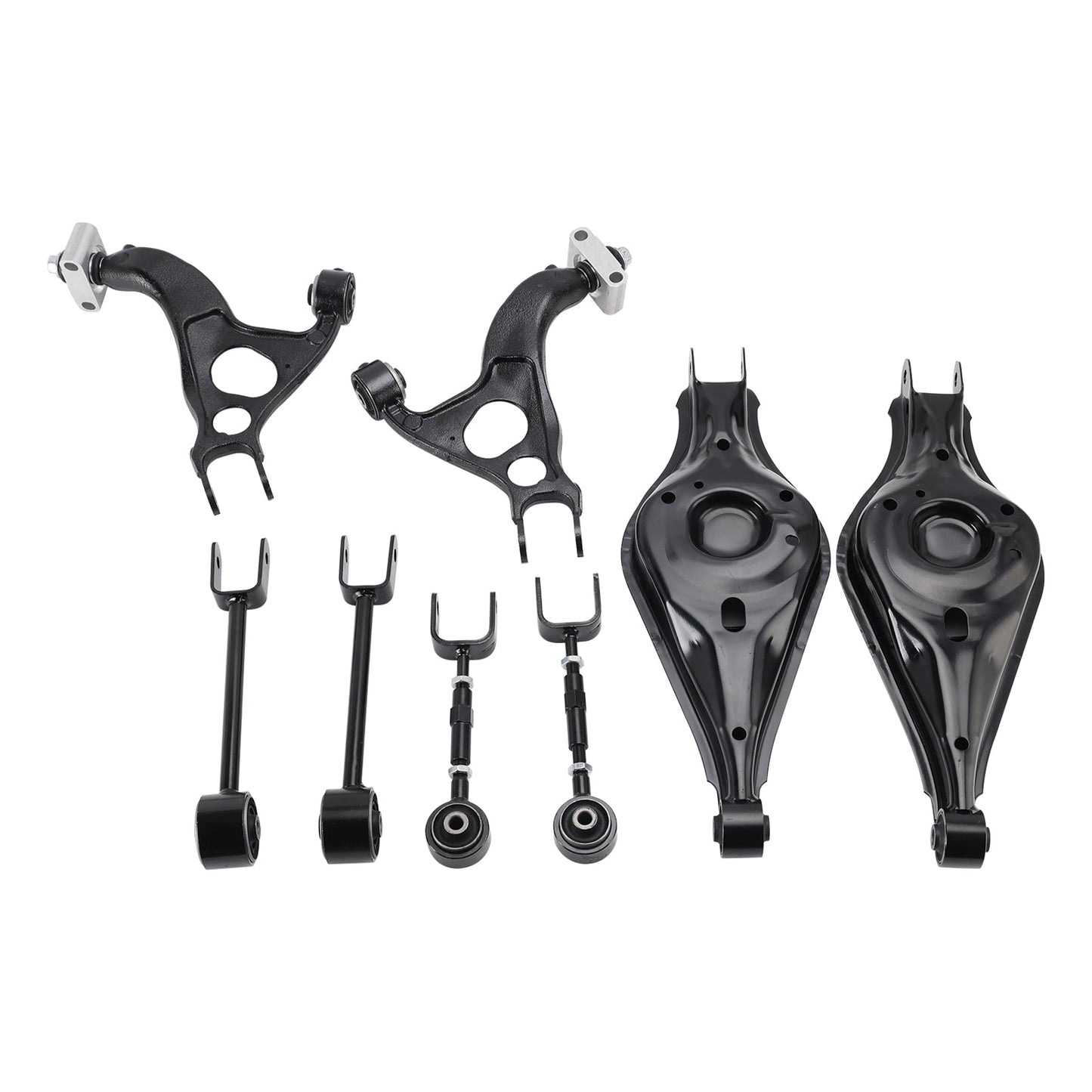 2011-2019 For Ford Explorer FWD & 4WD All Engine 8Pcs Rear Suspension Upper & Lower Control Arms 8A8Z5A649C