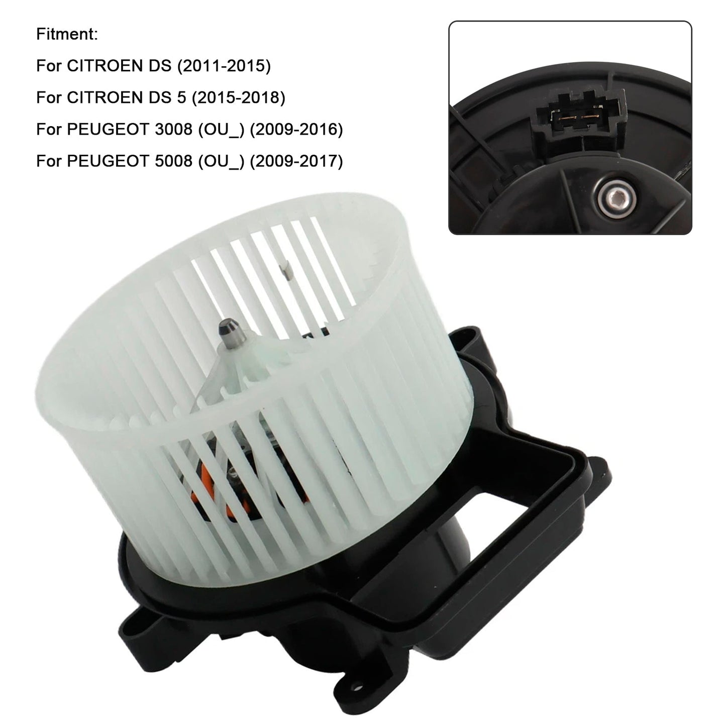 2011-2015 For CITROEN DS HVAC Blower Motor Fan Front 6441CP