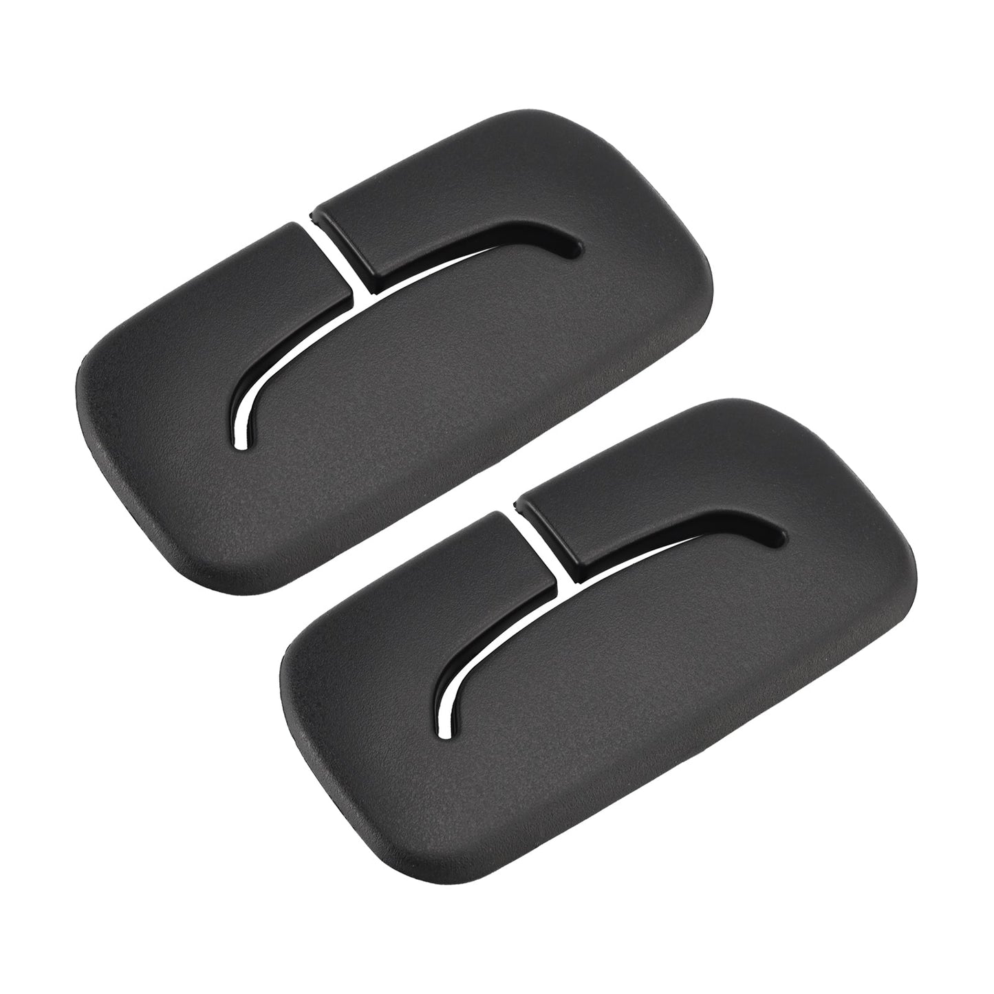 2X Rear Black Seat Belt Bezel 1AP31DX9AA For Jeep Wrangler JK 2011-2018