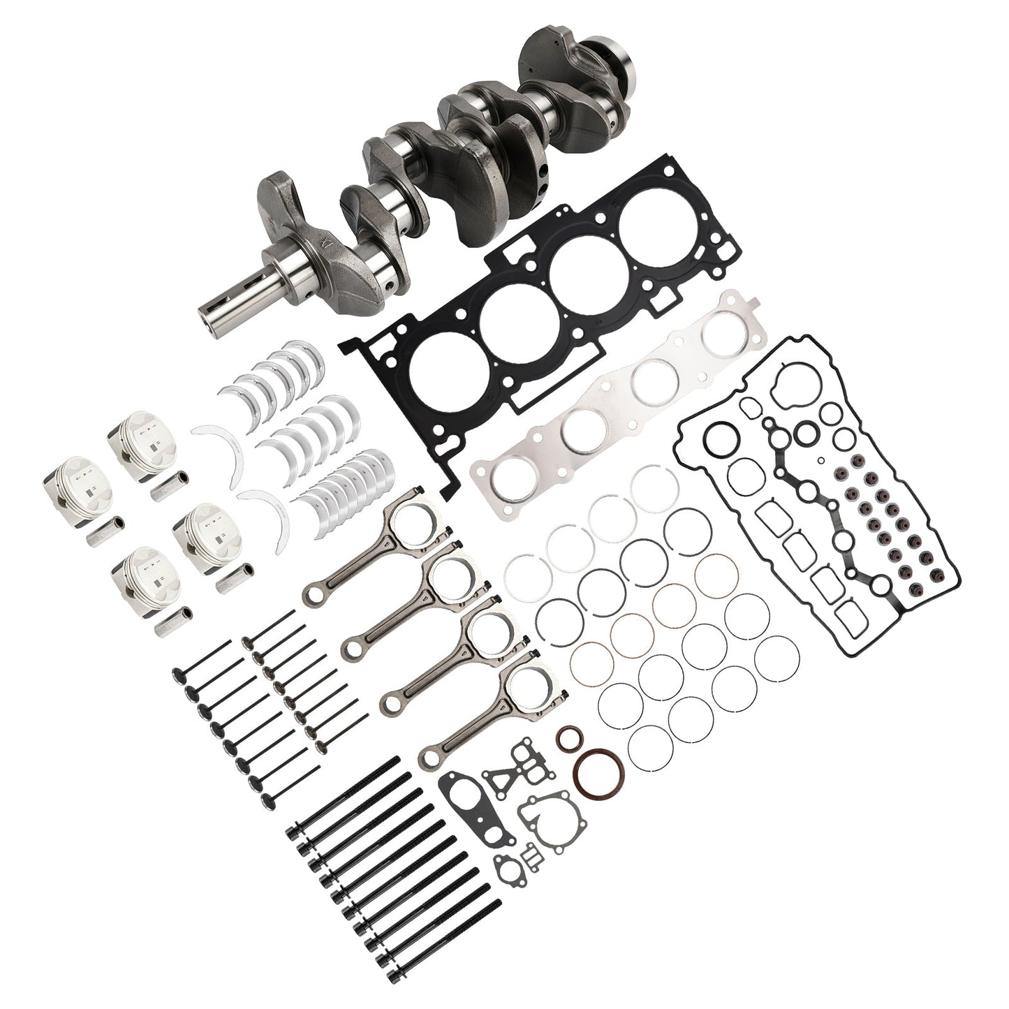 2006-2012 Hyundai Santa Fe Engine Overhaul Rebuild Kit Crankshaft Connecting Rods 23111-2G010