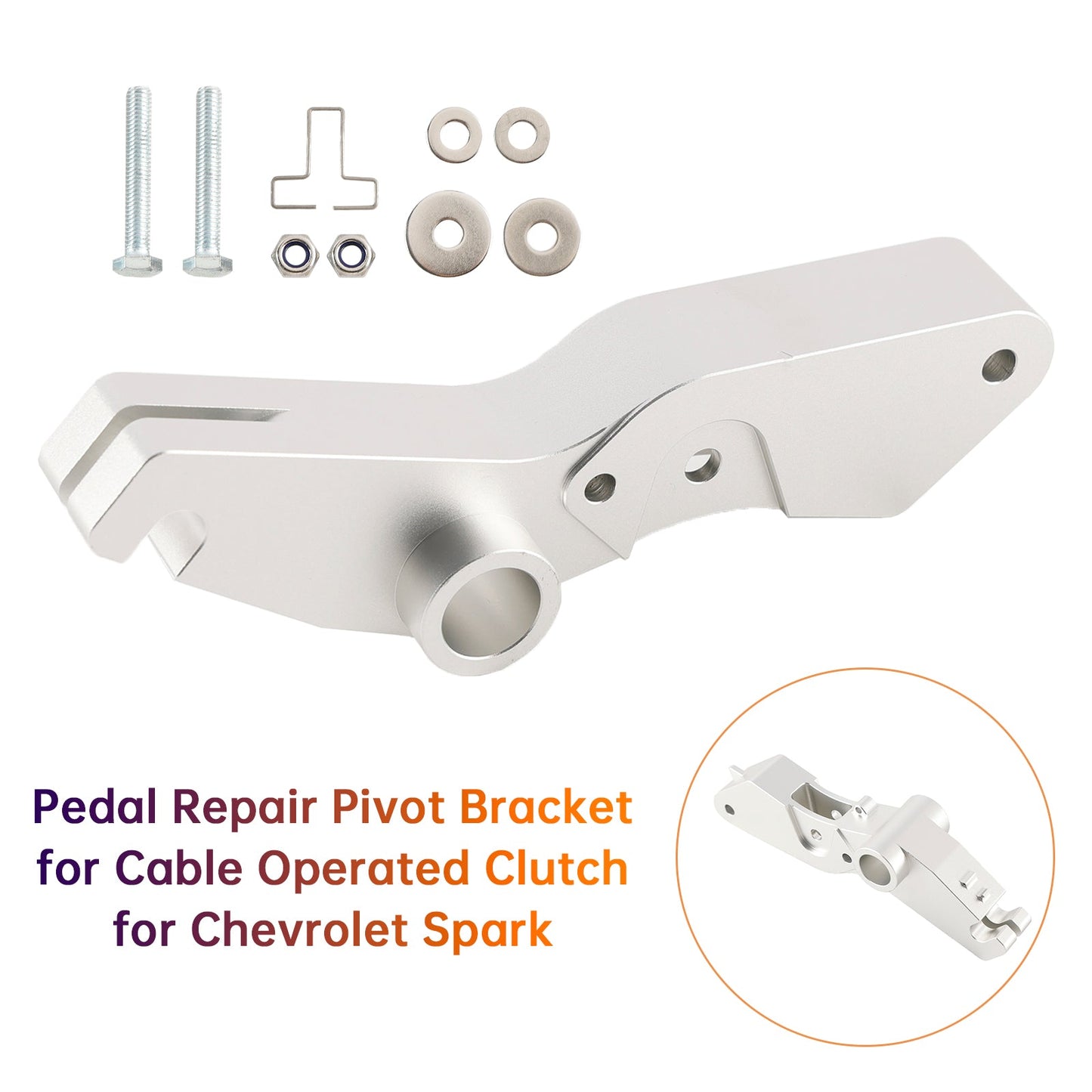 2009-2012 Chevrolet Spark Pedal Repair Pivot Bracket for Cable Operated Clutch 96683849 95962968