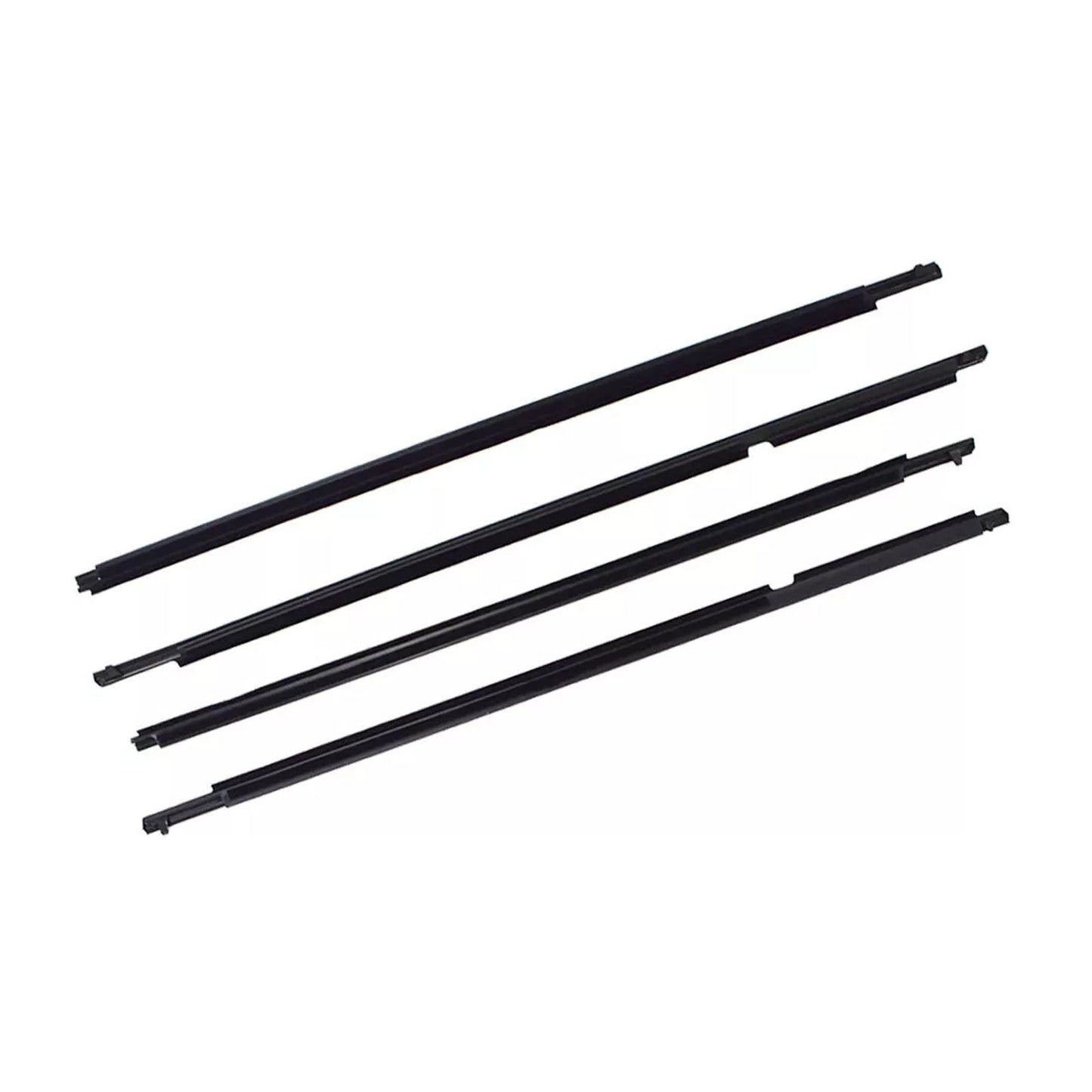 2008-2010 Toyota Highlander 4Pcs Weatherstrip Window Moulding Trim Seal Belt