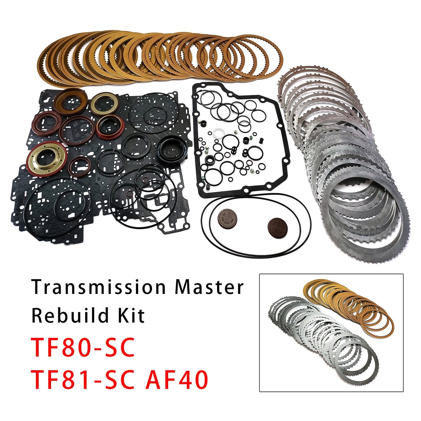 2010-2013 For VOLVO C70 T5 2.4 Transmission Master Rebuild Kit TF80-SC TF81-SC AF40