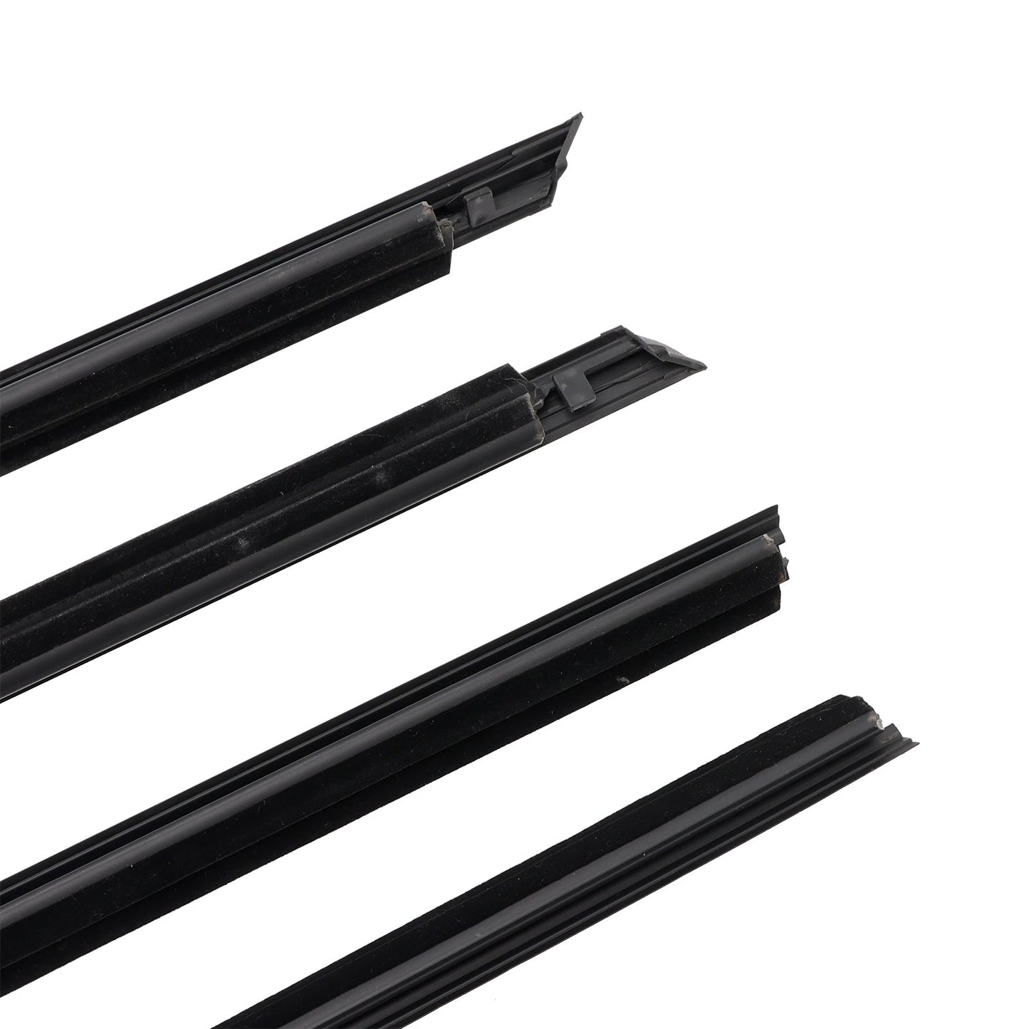2009-2013 Suzuki Grand Vitara 4PCS Door Glass Belt Outer Molding Weatherstrip