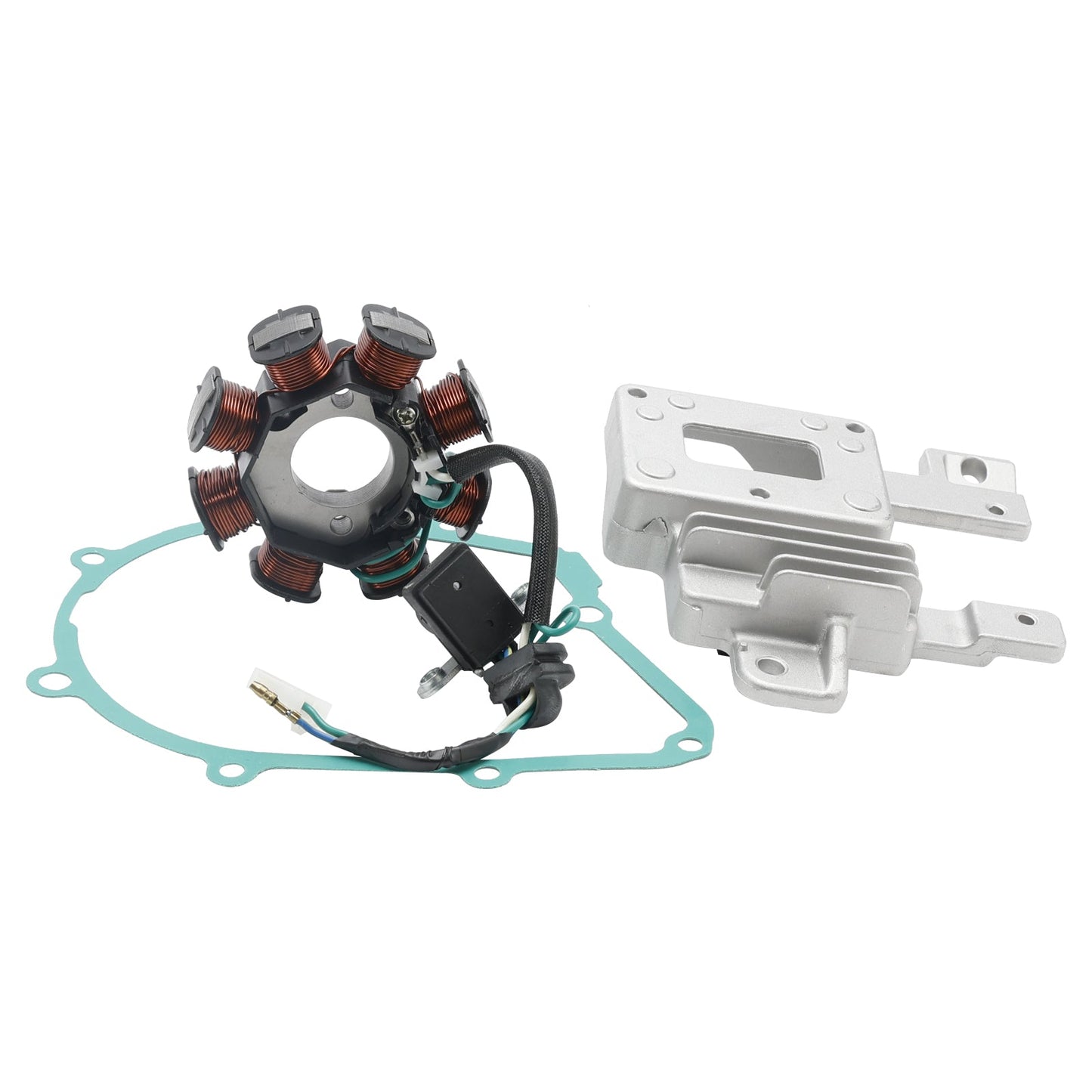 2005 Honda ANF125 ANF125MST5 Wave 125 Carburetor, Electric start Alternator Stator Regulator Gasket 31120-KTM-951