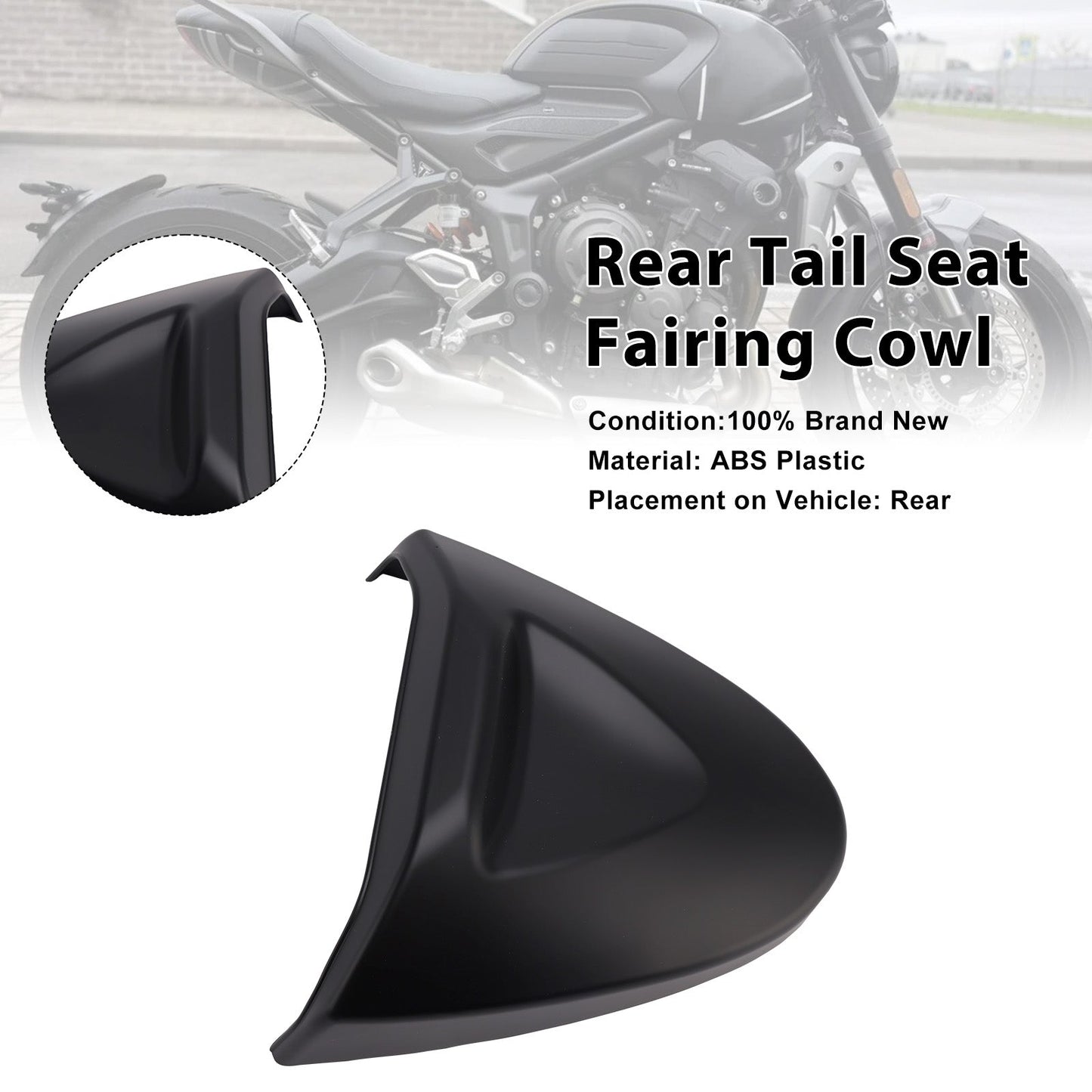 Rear Tail Seat Fairing Cowl Cover For Trident 660 2022-2025