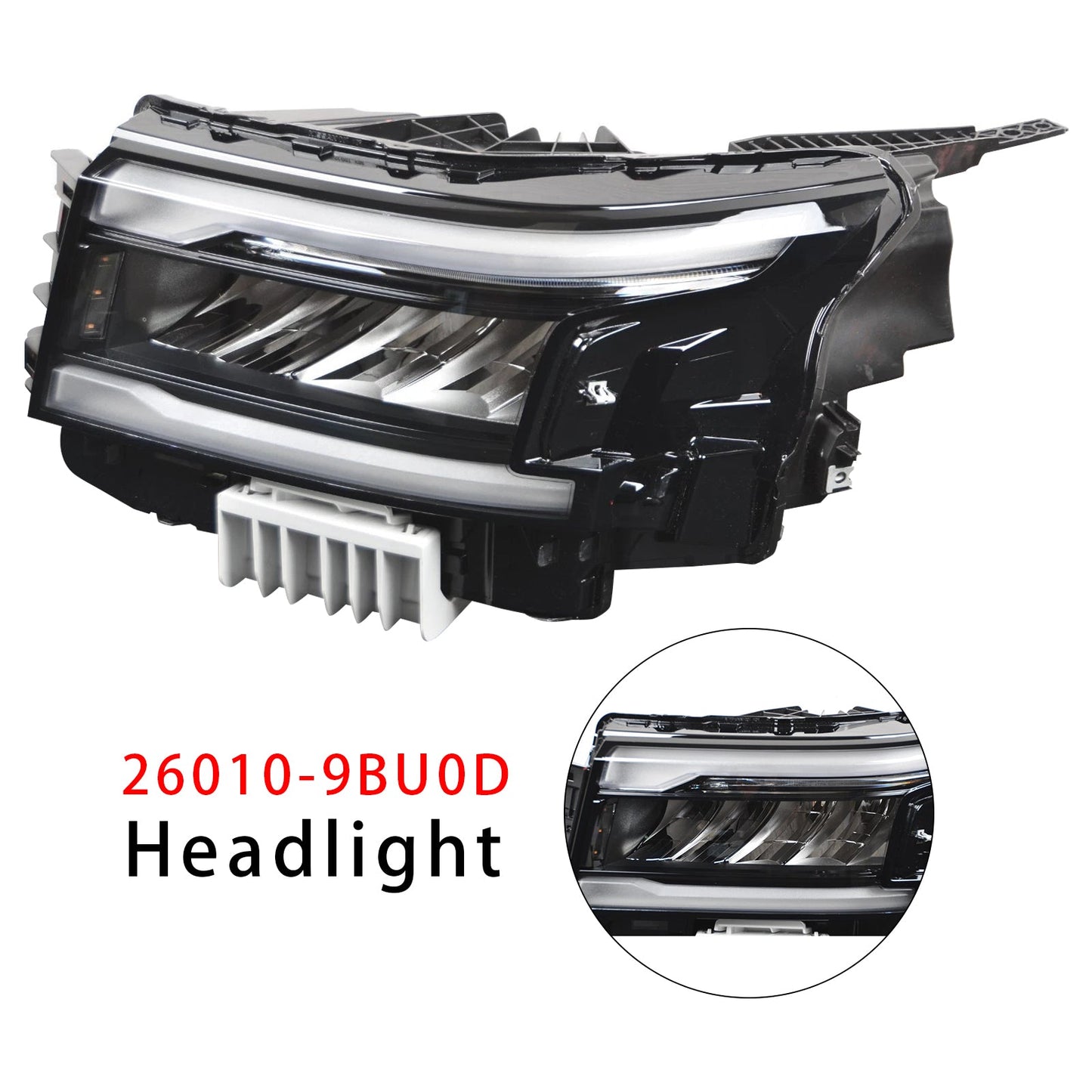 2022-2025 For Nissan Frontier Front Left LED Headlight w/DRL 26010-9BU0D