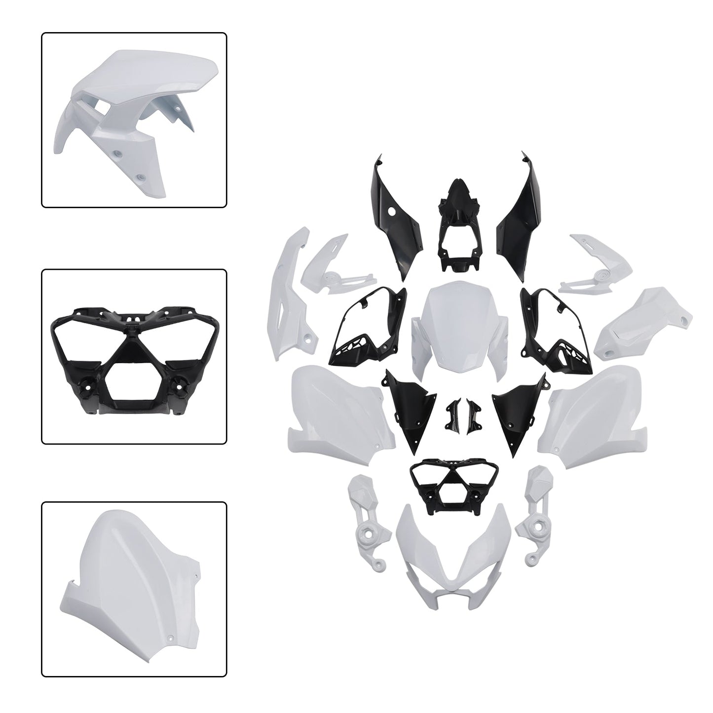 2020-2024 Kawasaki Z900 Bodywork Fairing Injection Unpainted