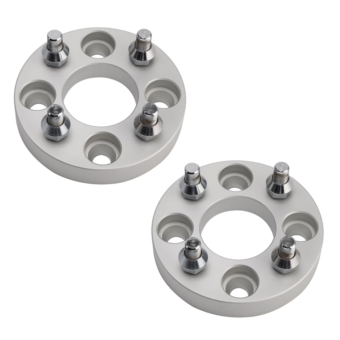 1" Wheel Spacers Kit Cable Golf Carts Lug Nuts Silver For Yamaha Club Car Ezgo