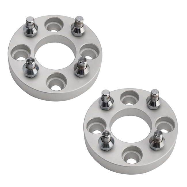 1" Wheel Spacers Kit Cable Golf Carts Lug Nuts Silver For Yamaha Club Car Ezgo