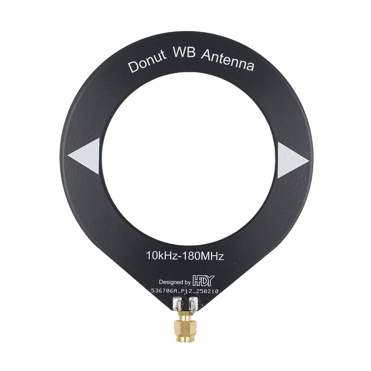 10kHz-180MHz Full-Band Coverage Ring Donut Antenna Shortwave/Medium Wave SDR