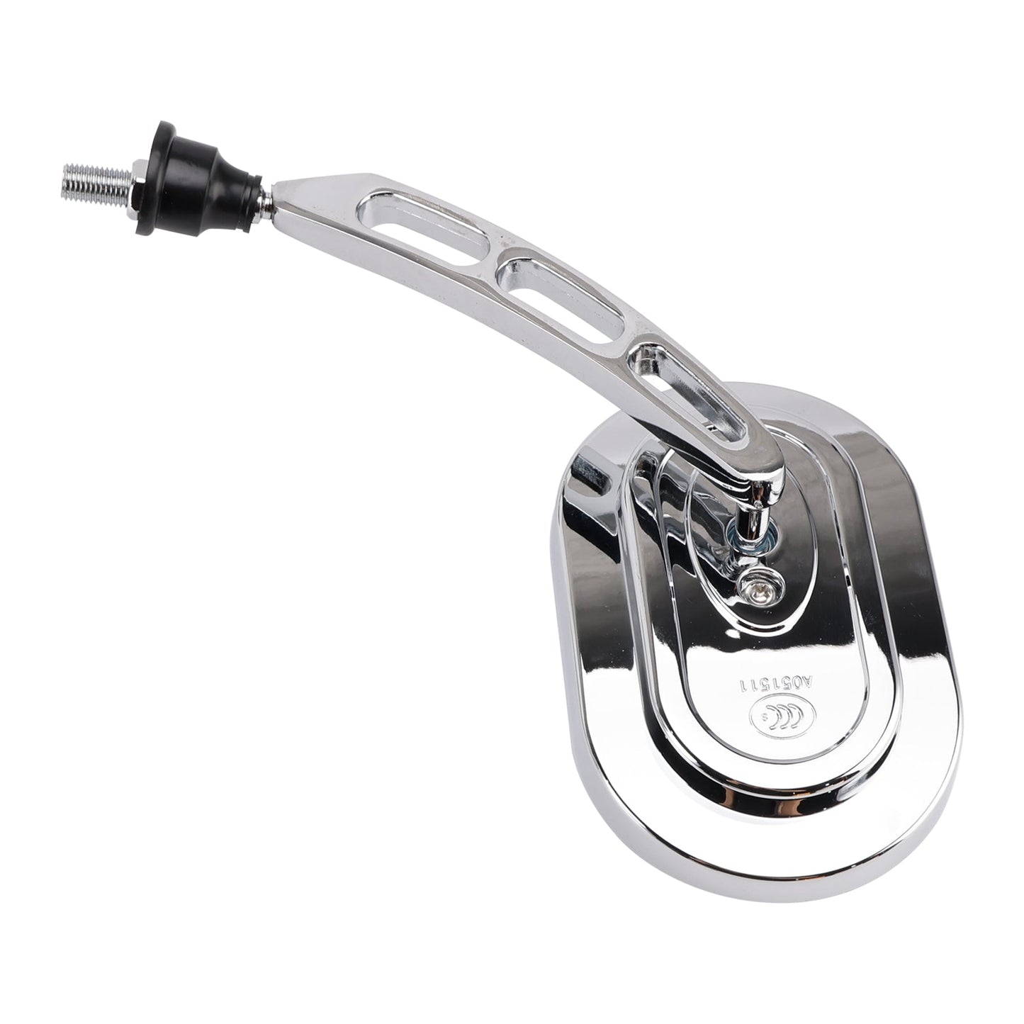 Pair of Chrome Mirrors Left & Right Mirror Set 10mm For Motorcycle Chopper