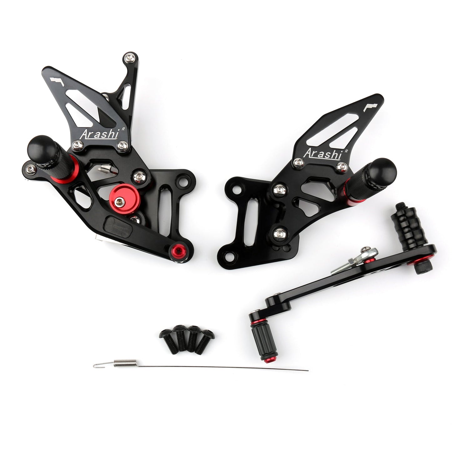 2017-2023 Suzuki GSX-R1000 GSX-R1000R GSX-R1000X / ABS CNC Aluminum Rearsets Footpegs