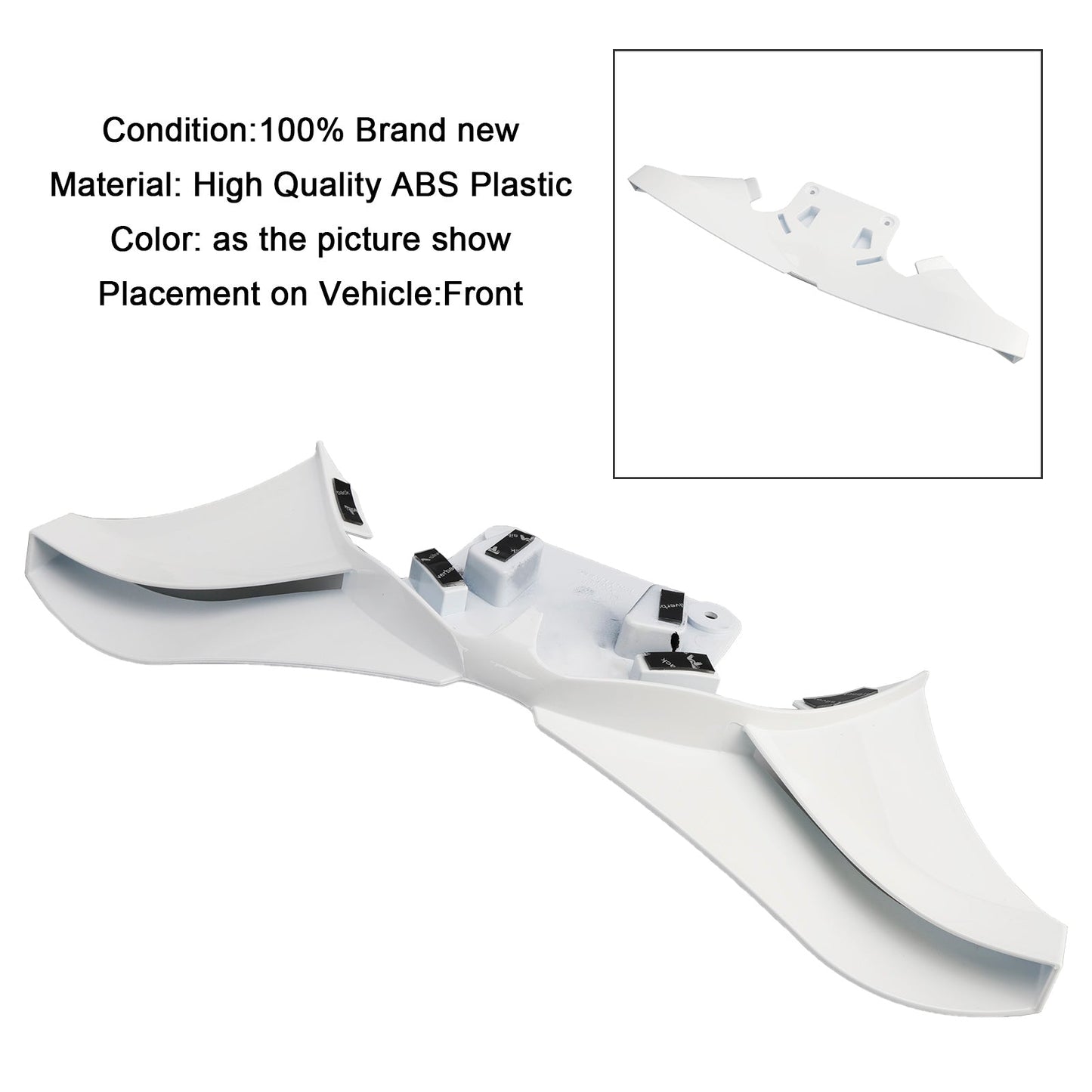 2023-2025 Street Triple 765R/RS Front Spoiler Winglet Frontal Wings