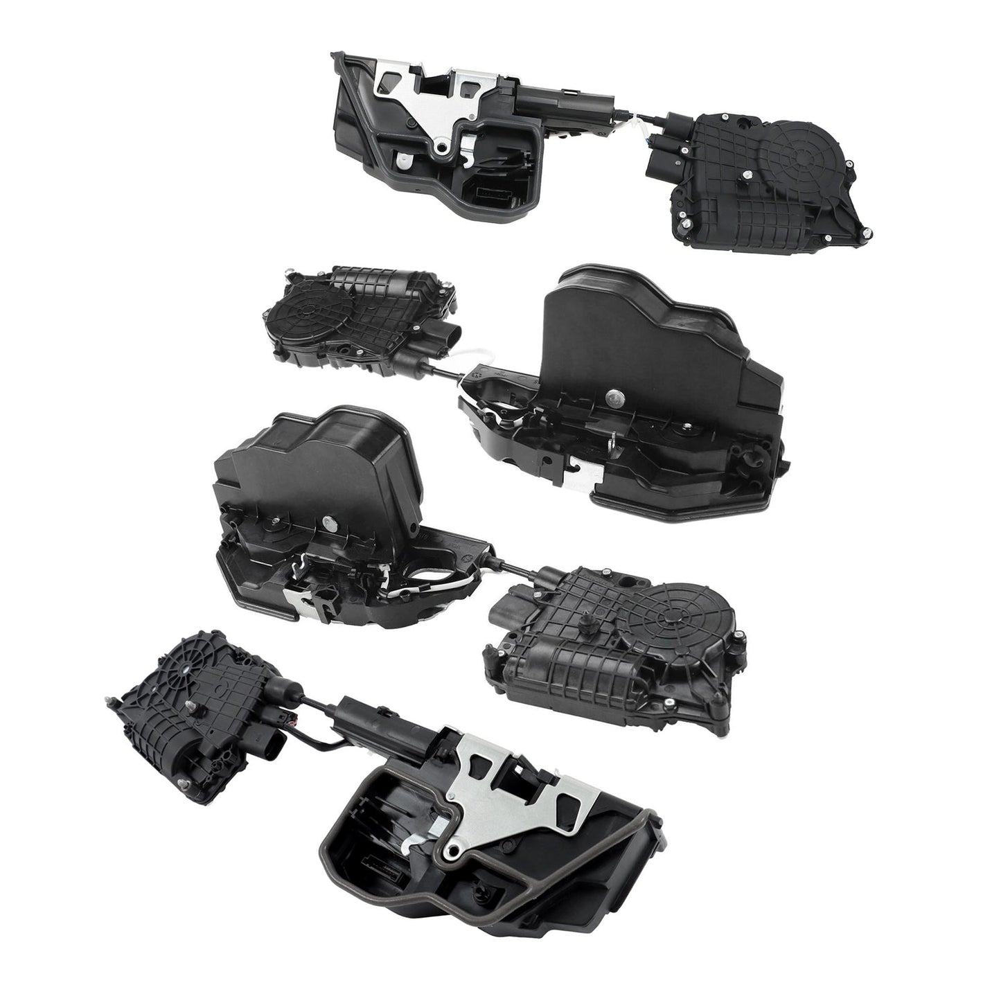 4x Front & Rear Door Lock Actuators for BMW X5 E70 07-12 X6 E71 08-14 w/ Soft Close
