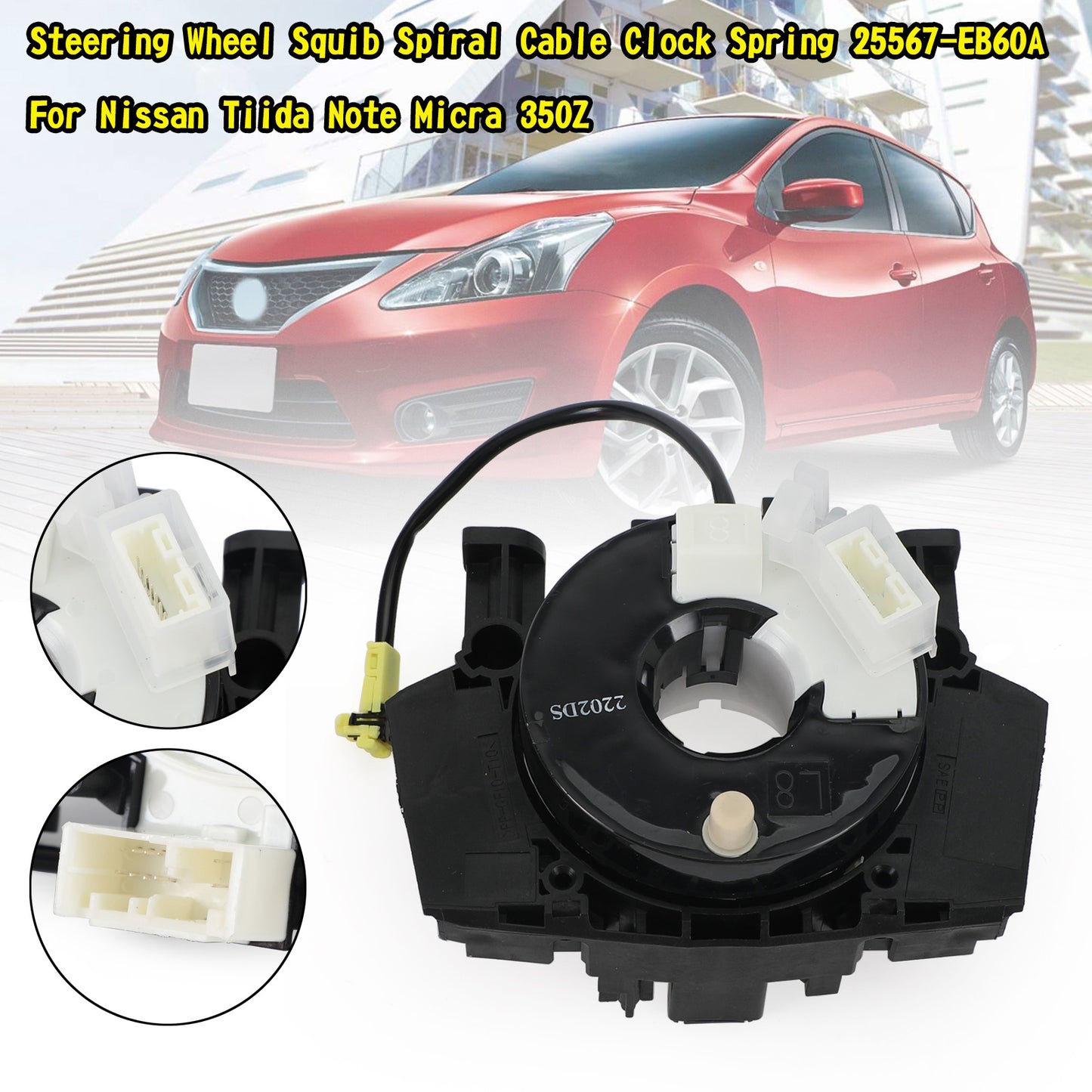 Squib Spiral Cable Clock Spring 25567-EB60A For Nissan Tiida Note Micra 350Z