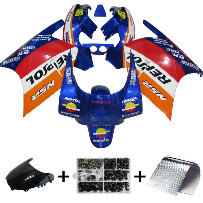 Injection Fairing Kit Bodywork Plastic ABS For Honda NSR250R 1988