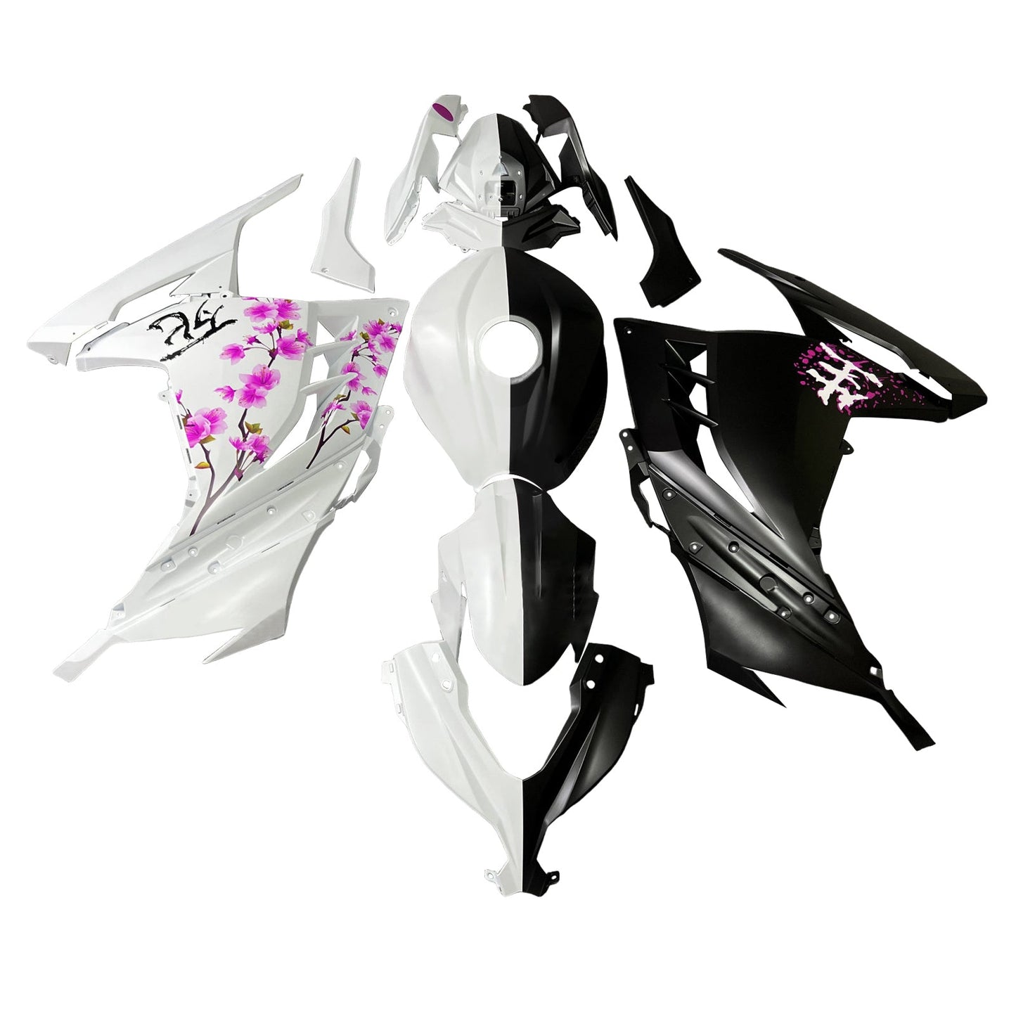 Injection Fairing Kit Bodywork Plastic ABS fit For Kawasaki EX300 Ninja300 2013-2024