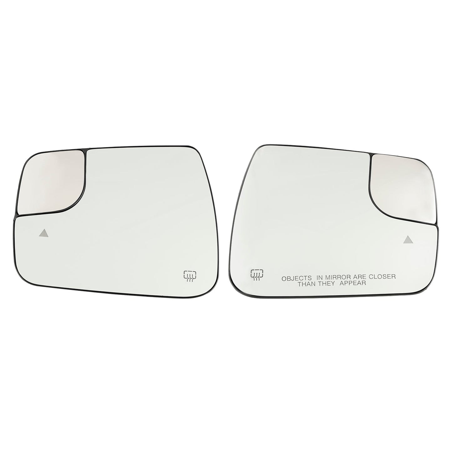 2019-2022 Dodge Ram 1500 2500 2 × Blind Spot + Heat Exterior Mirror Glass