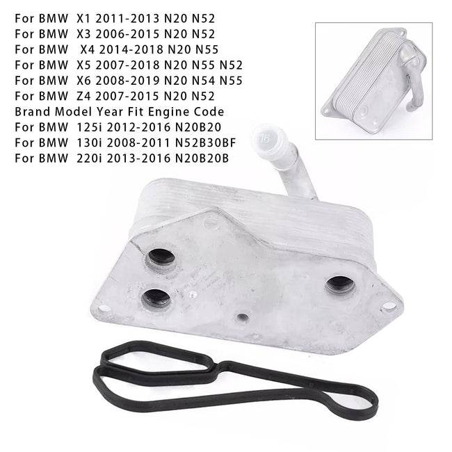 Engine Oil Cooler 11427525333 For BMW N20 N55 N52 1 2 3 5 6 7 X3 X5 Z4
