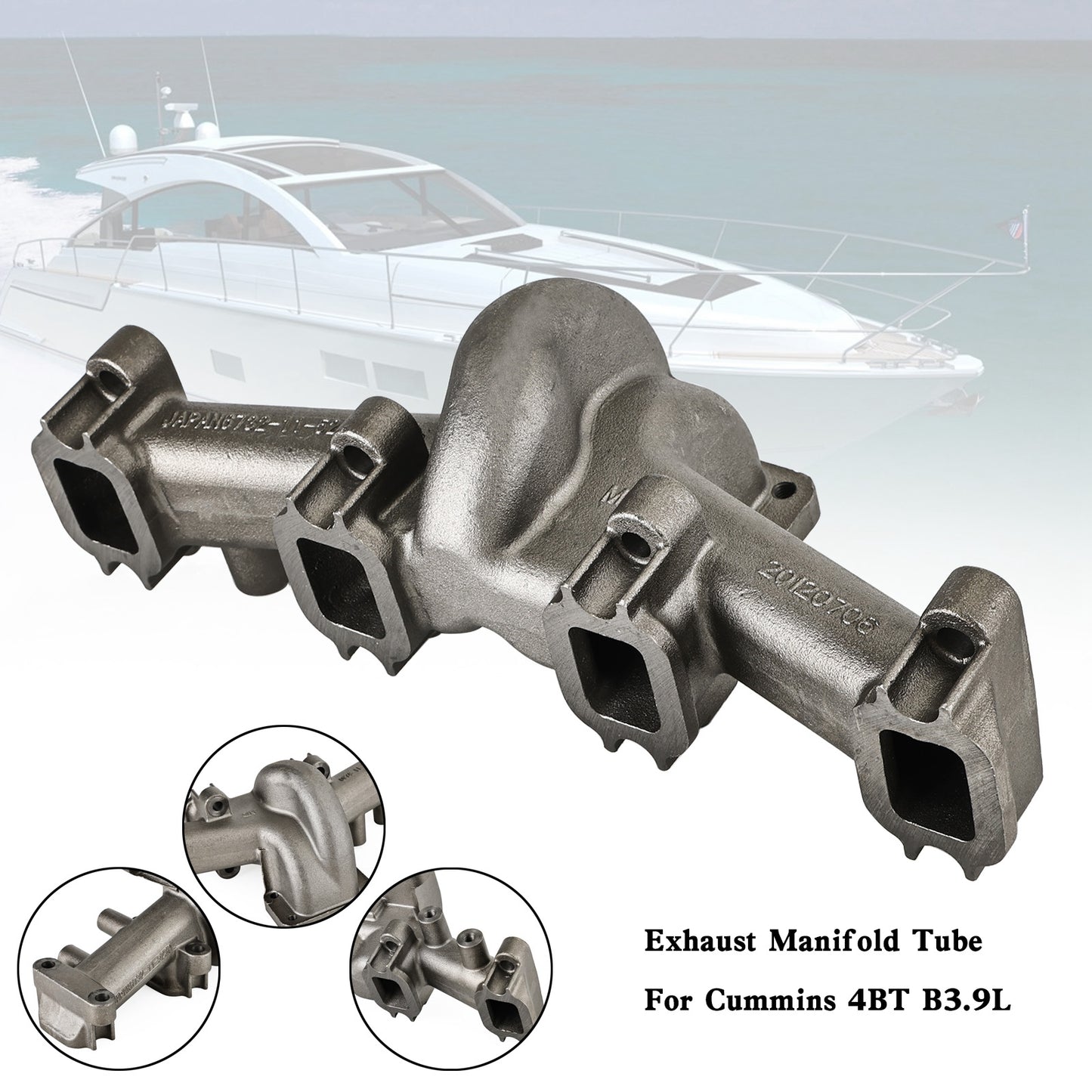 3901635 Exhaust Manifold Tube 6732-11-5230 For Cummins 4B 4BT B3.9L 4D102