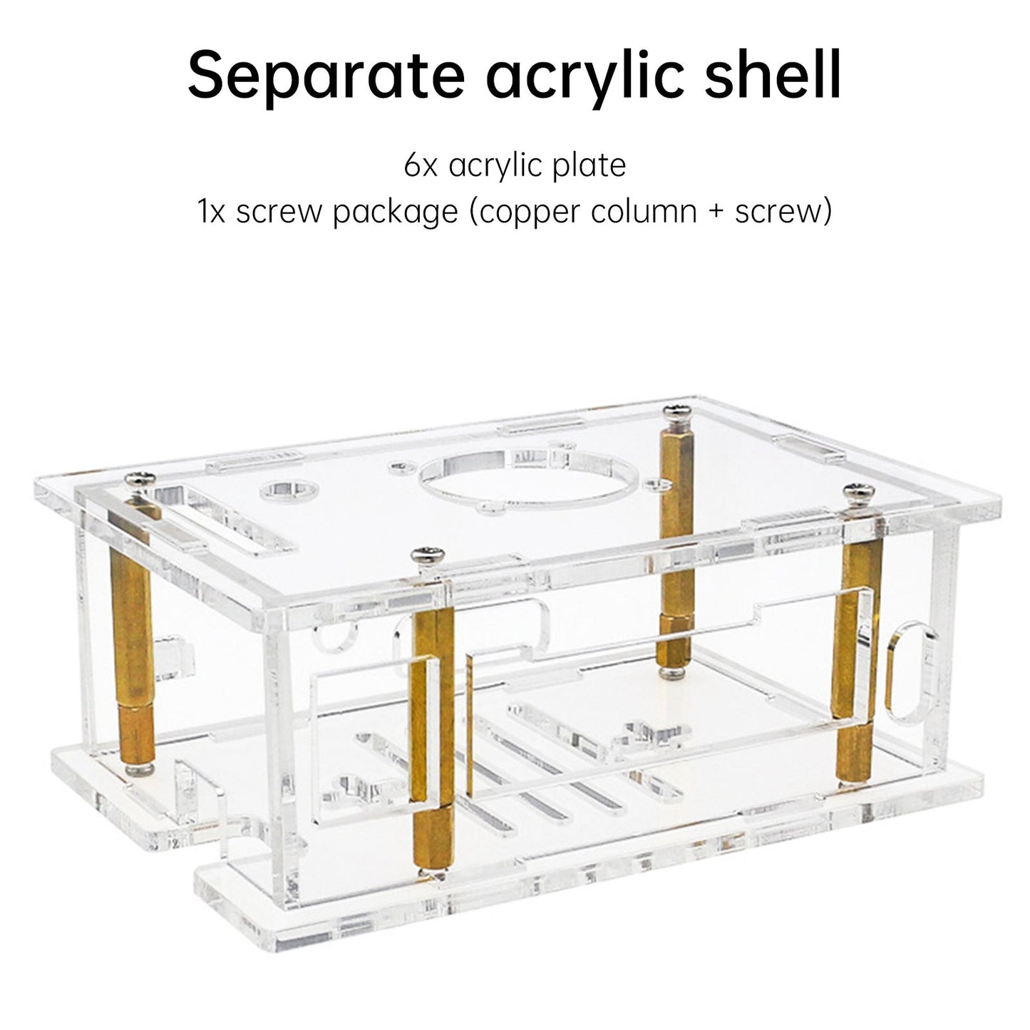 Orange Pi RV2 Dedicated Shell Development Board Acrylic Shell Transparent Box