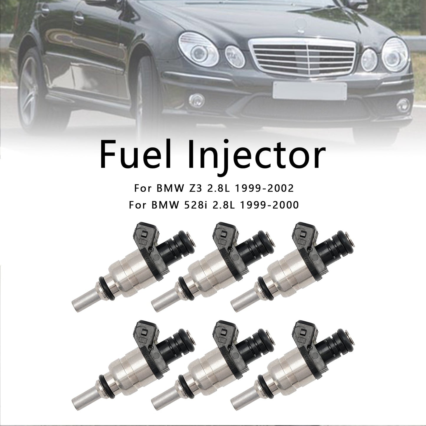 2001-2005 BMW 525i 2.5L 6PCS Fuel Injector 13537546244 1427240 7546244