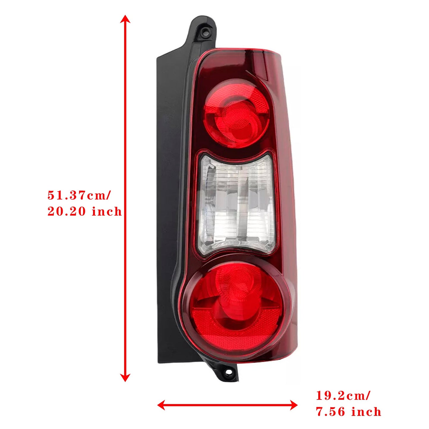 2012-2019 Peugeot Partner Mk2 Van（Barn Doors Models）Right Side Tail Light Lens Housing 9677205480