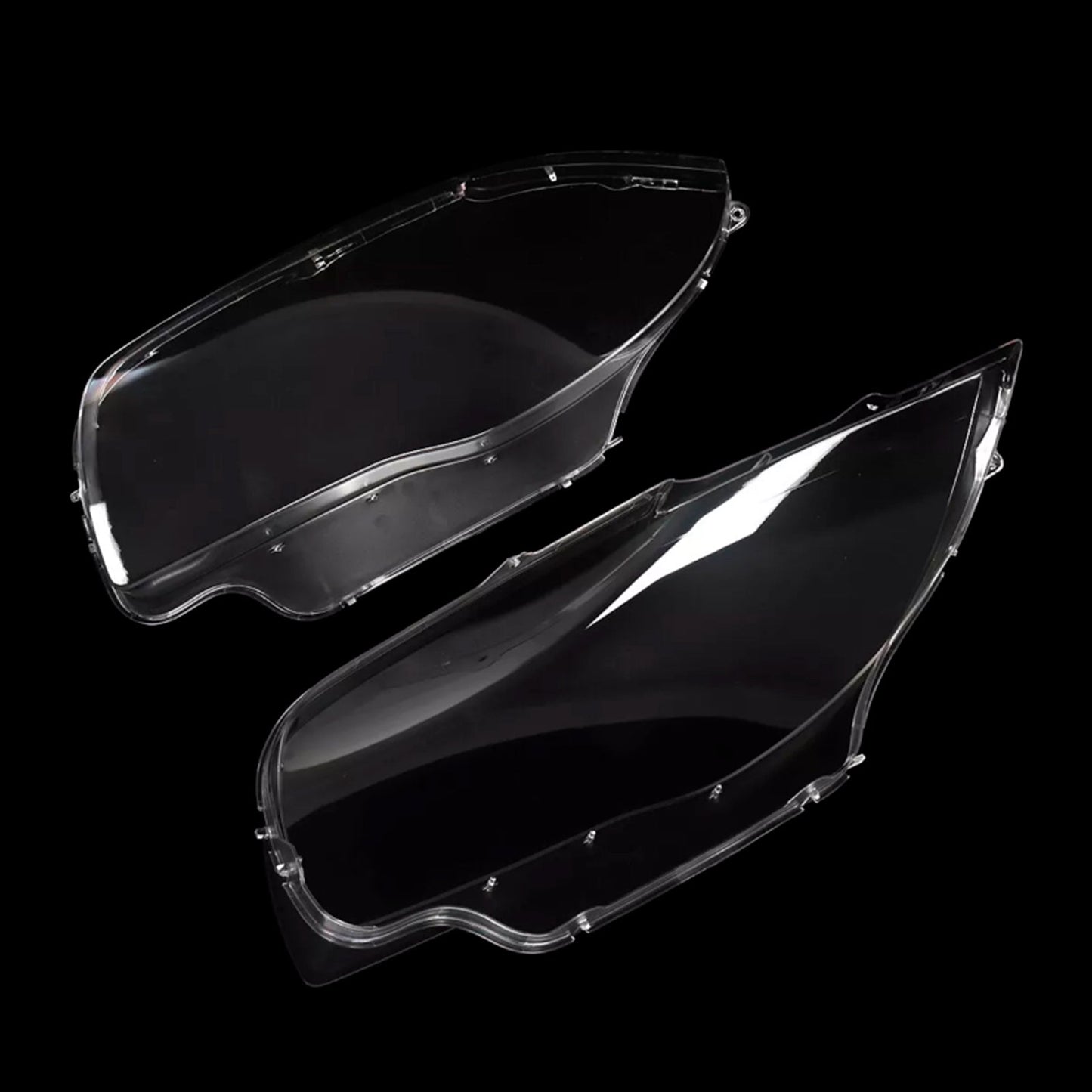 2003-2011 BMW 1-Series E81 E82 E87 E88 2PCS Front Headlight Glass Clear Cover 63126924486,