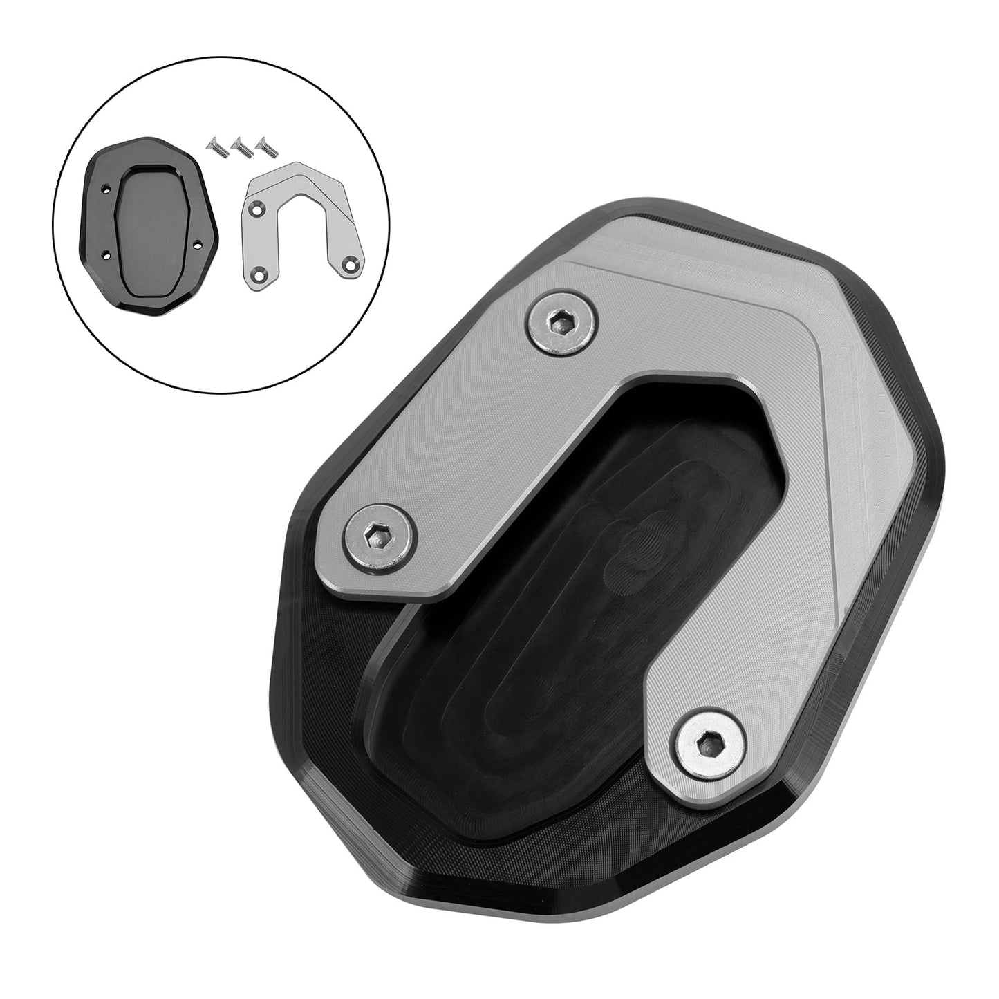 Kickstand Enlarge Plate Pad fit for Ducati Scrambler 400/800/1100 2015-2020