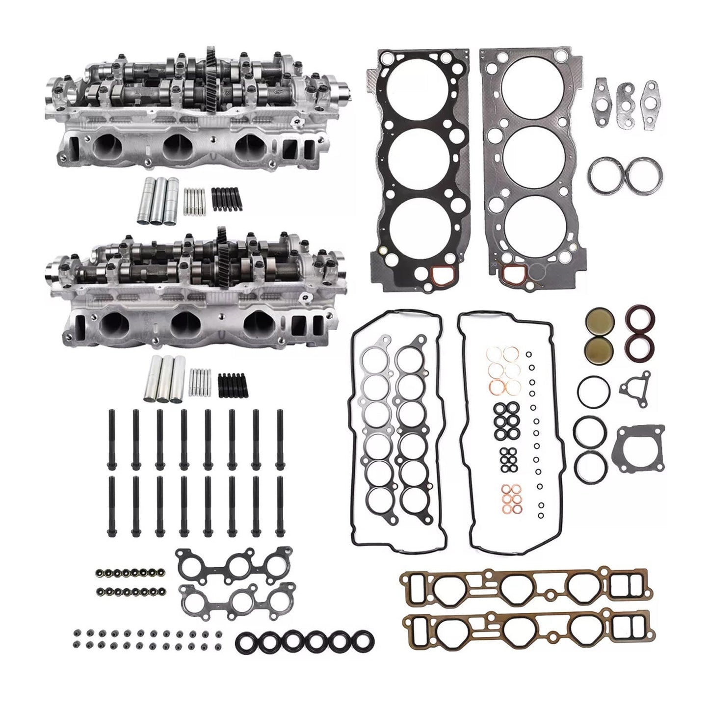 1996-2002 TOYOTA 4RUNNER 3.4L 2PCS Cylinder Head & Gaskets & Bolts 11101-69136 1305362050