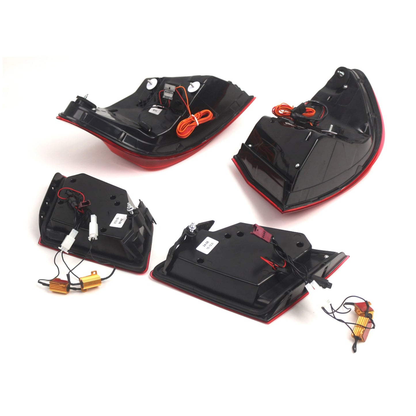 2010-2016 6th Gen 5-Series F10 F18 M5 L&R Red LED Tail Lights Rear Lamp Assembly