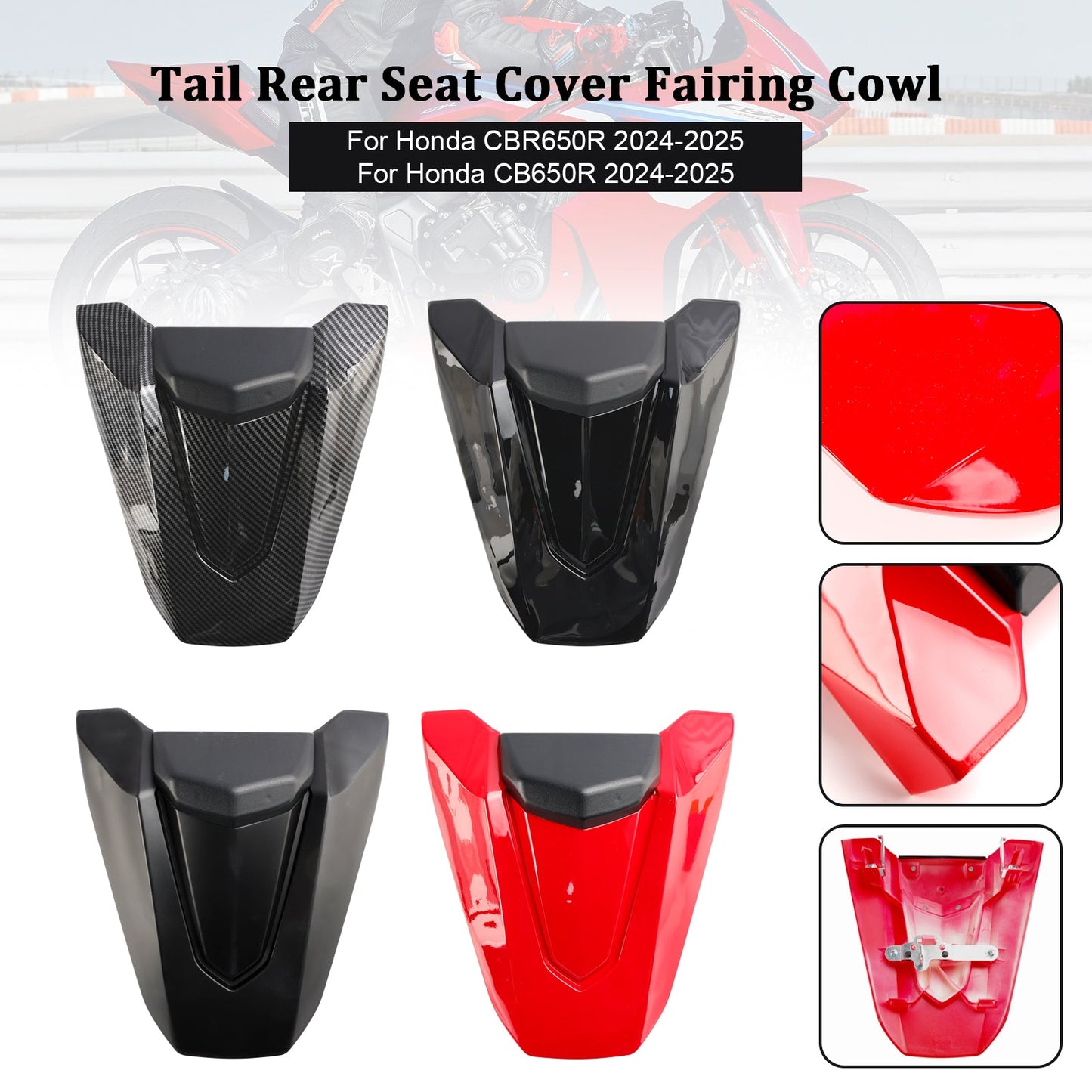 2024-2025 Honda CBR650R CB650R Rear Tail Seat Fairing Cover