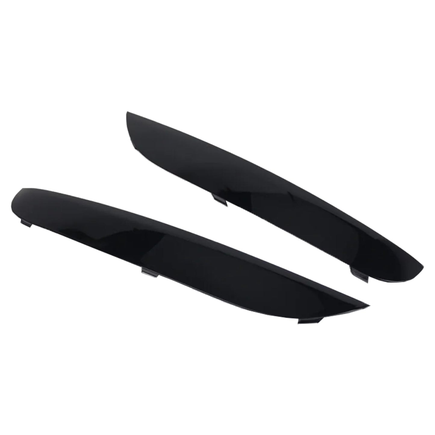 2009-2015 BMW 7 Series F01 F02 2x Front M Sport Bumper Moulding Trims