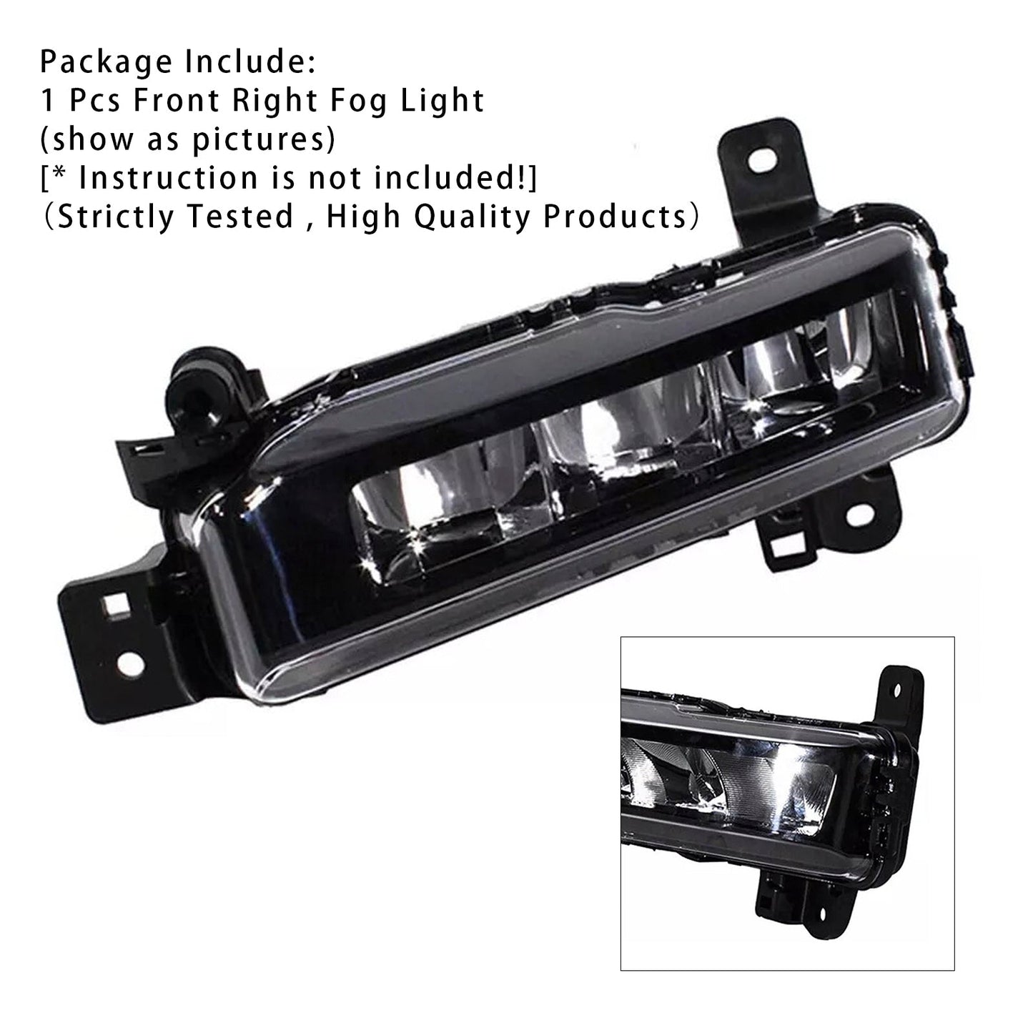 1 Pcs LED Front Right Fog Light For BMW G20 G21 X1 F48 LCI F45 F46 63178089526