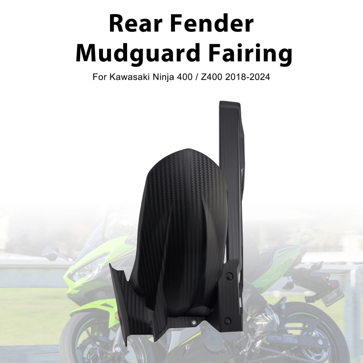 2024-2026 For Kawasaki Ninja 500 / Z500 Rear Fender Fairing