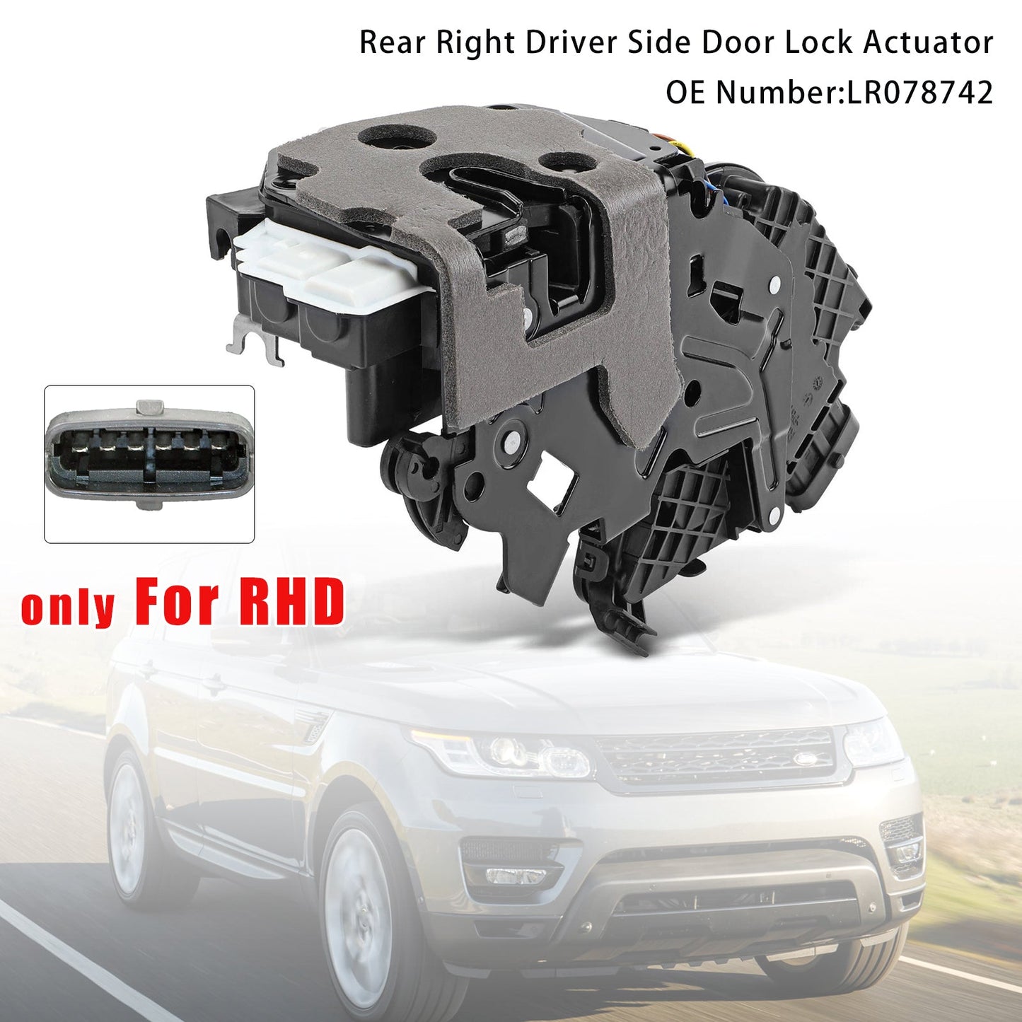 2014-2022 Land Rover Range Rover Sport Rear Right Door Lock Actuator LR078742