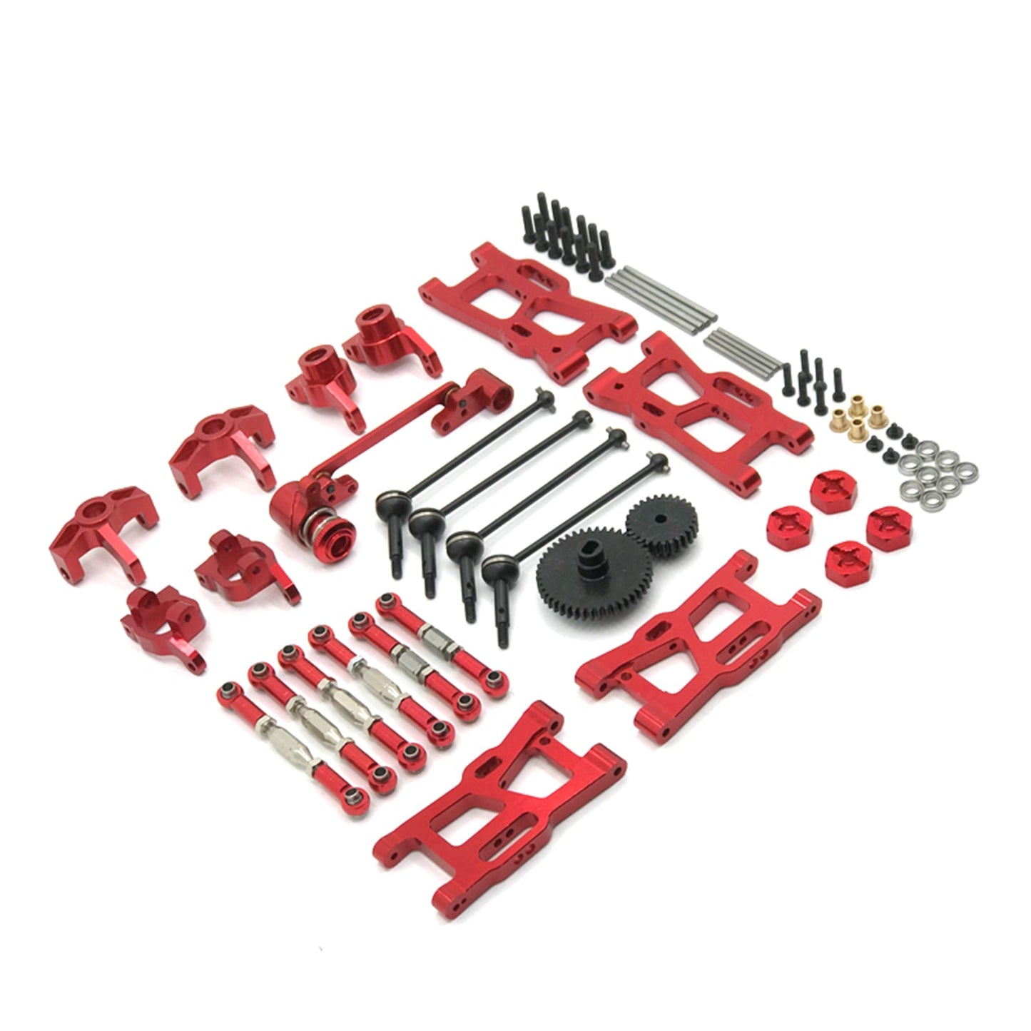 Metal 1/12 1/14 RC Car Upgrade Kits For Wltoys 144001 144002 124016 124017 124018