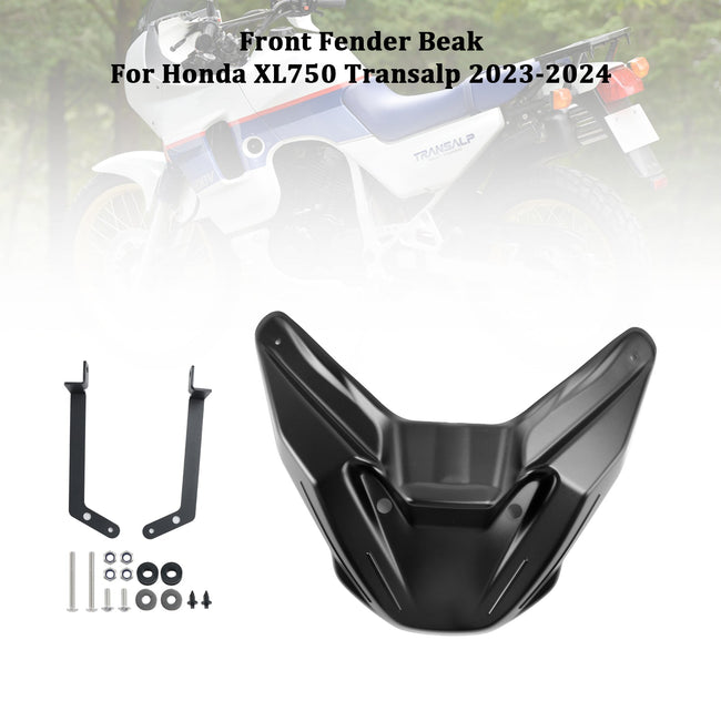 2023-2024 Honda XL750 Transalp Front Fender Beak Nose Extension Cover Spoilers