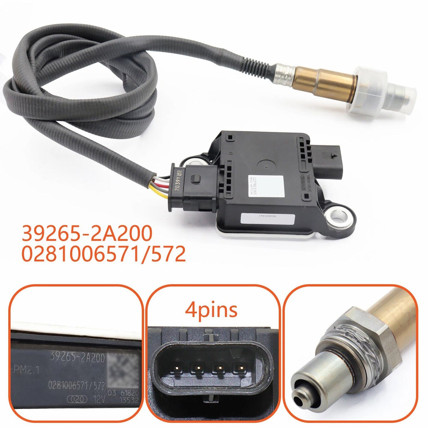 07/2015-07/2018 For KIA PRO CEE'D (JD) 1.6 CRDi 136 Hatchback Diesel Particle Matter Sensor 39265-2A200
