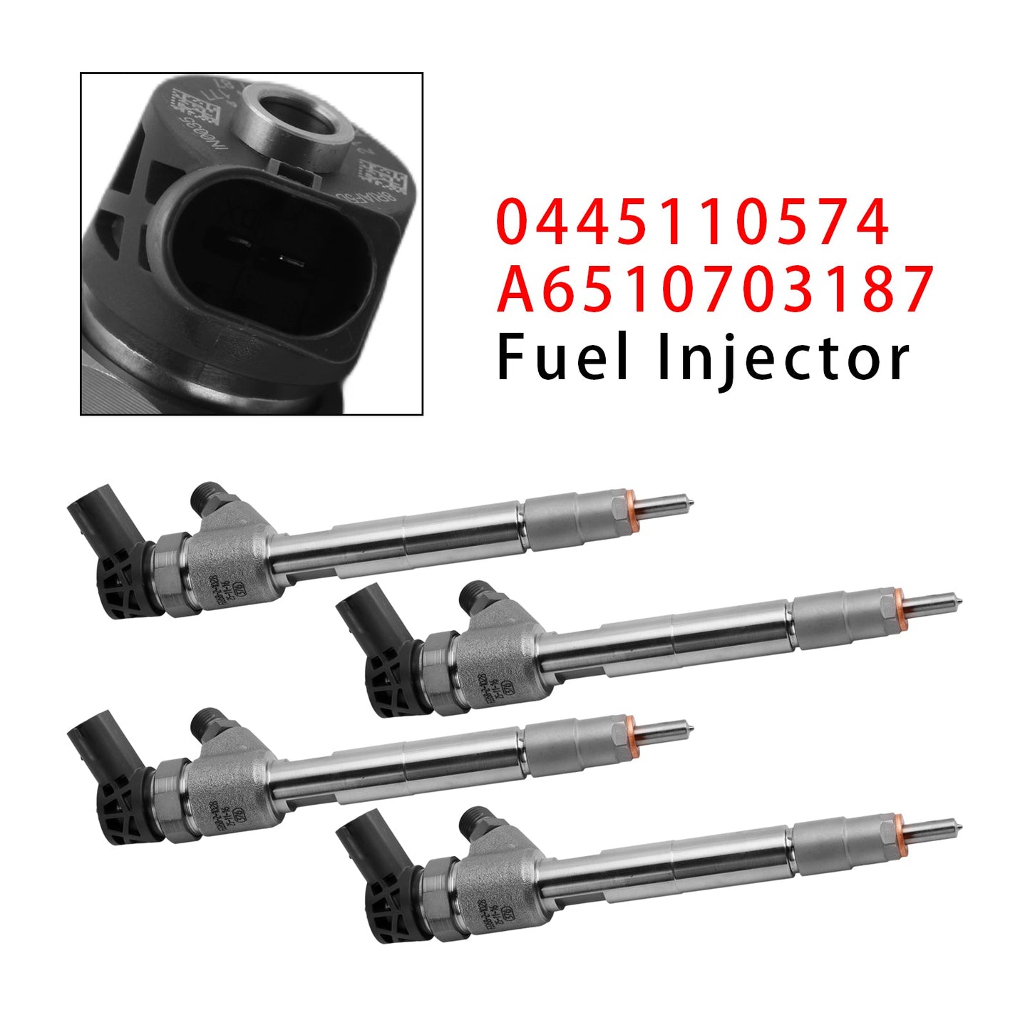 10.2014- For Vito Tourer 114 CDI / 114 BlueTEC 100 kW 136 PS 2143 cc 4PCS Fuel Injector A6510703187