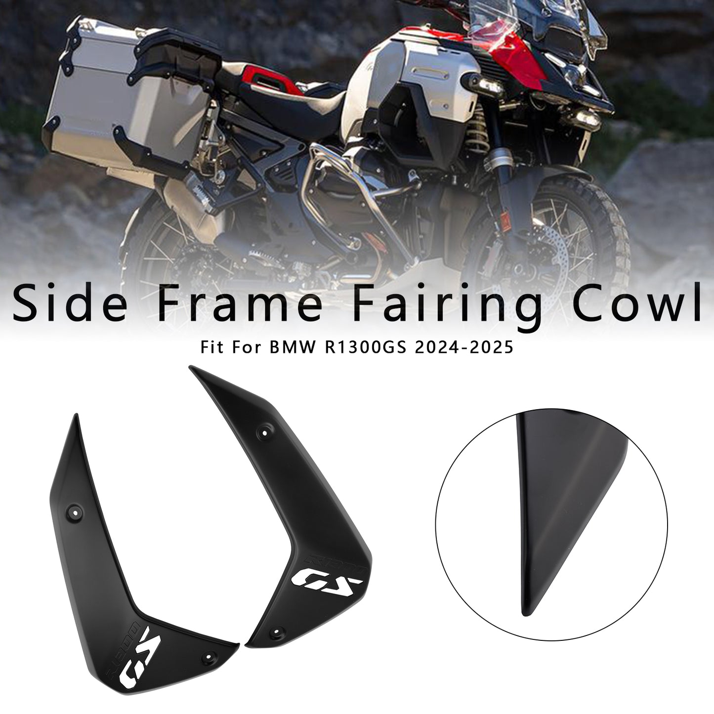 Side Frame Fairing Cowl Guards Radiator Cover For BMW R1300GS 2024-2025