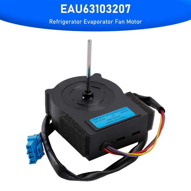 EAU63103207 Refrigerator Evaporator Fan Motor for LG Kenmore Refrigerator