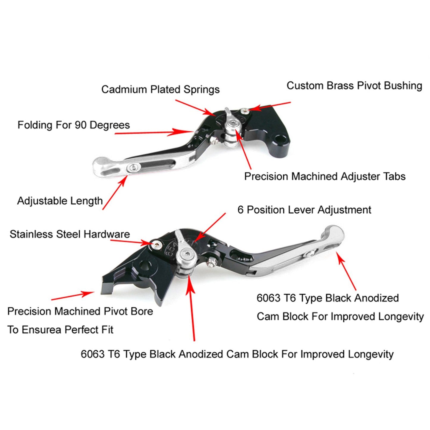 2023-2025 YAMAHA XMAX 300 Adjustable Clutch Brake Lever