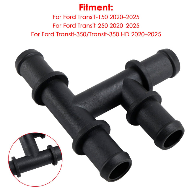 Heater Core Coolant Connector Hose 4 Way Tube LK4Z-18B402-E For Ford Transit