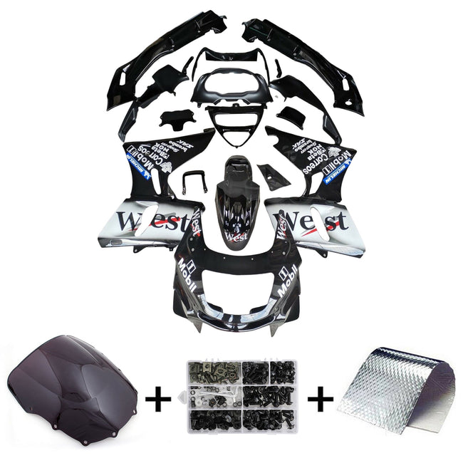 1993-2007 Kawasaki ZZR400 1998-2003 ZZR600 Injection Fairing Kit Bodywork Plastic ABS