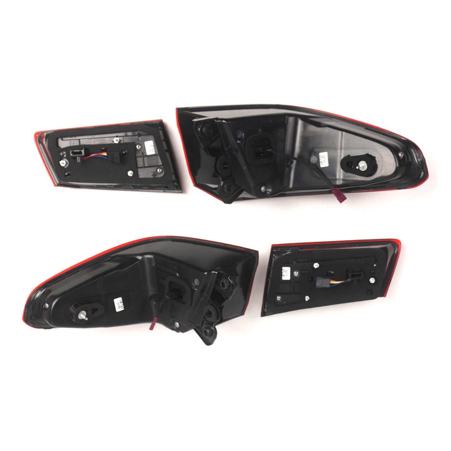 2018-2020 BMW 5 Series G30 G38 L&R Red LED Tail Lights Rear Lamp Assembly